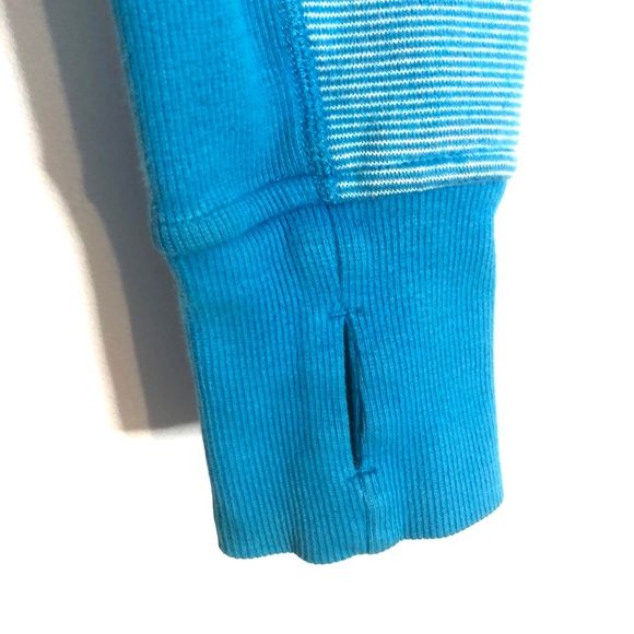 LULULEMON Vibrant Turquoise Blue Scuba Sweater - Picture 4 of 4